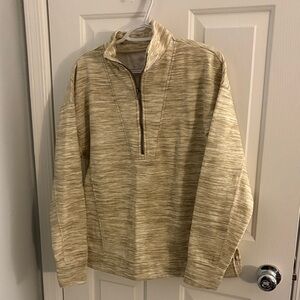 LuLaRoe Women's Tan Zip-Up Sweater